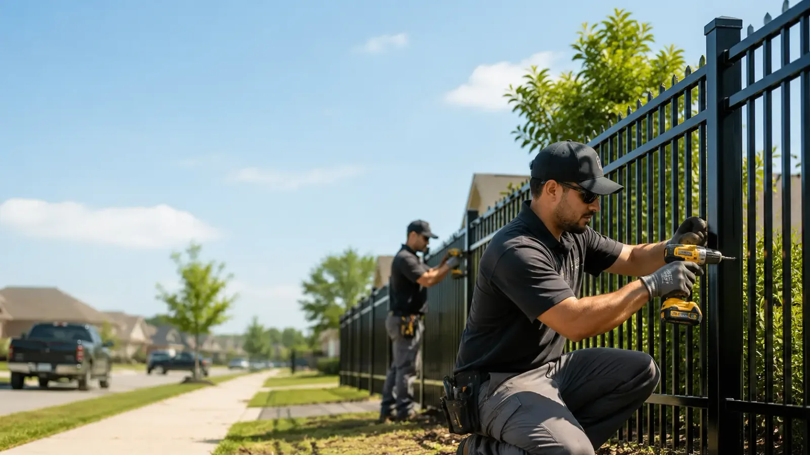 Metal Fence Installation in Rushsylvania, OH